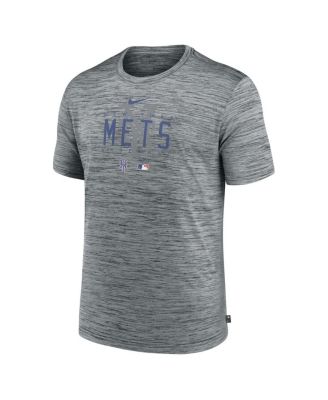 Men's Heather Gray New York Mets Authentic Collection Velocity Performance Practice T-shirt