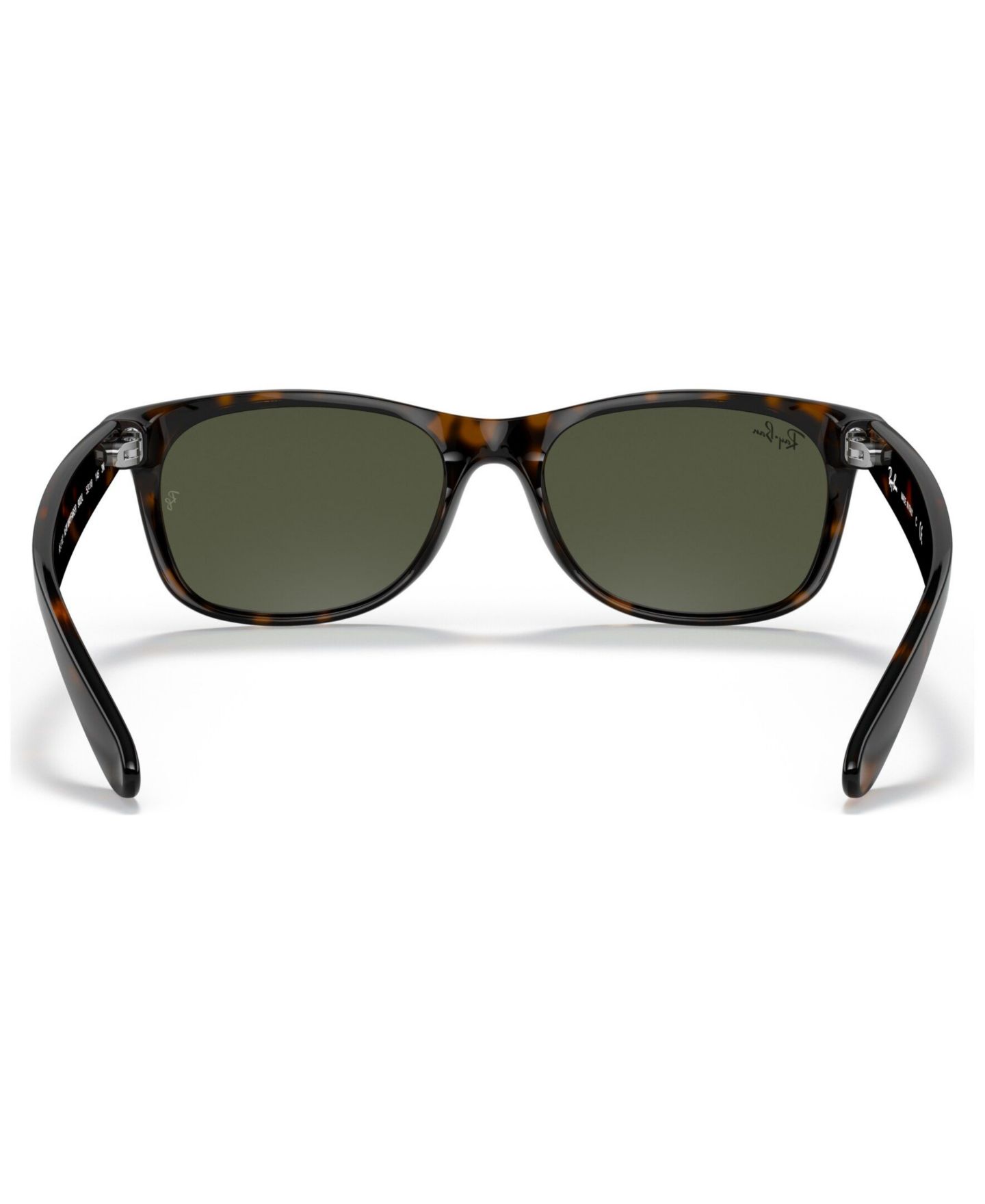 Солнцезащитные очки Ray-Ban Unisex New Wayfarer Sunglasses, RB2132, цвет: Коричневый / Зелёный — фото 5