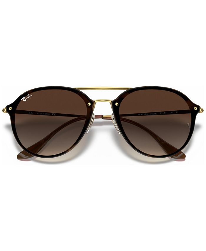 Ray-Ban Unisex Sunglasses, RB4292N 62 BLAZE DOUBLE BRIDGE - Macy's