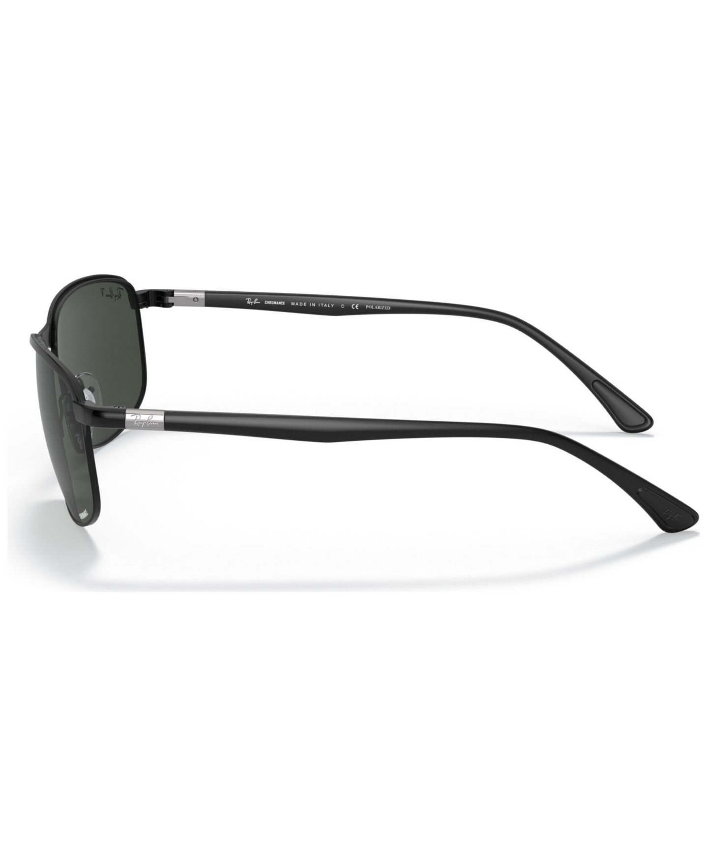 Солнцезащитные очки Ray-Ban Unisex Polarized Sunglasses, RB3671CH 60, цвет: Чёрный / Тёмный серый — фото 3