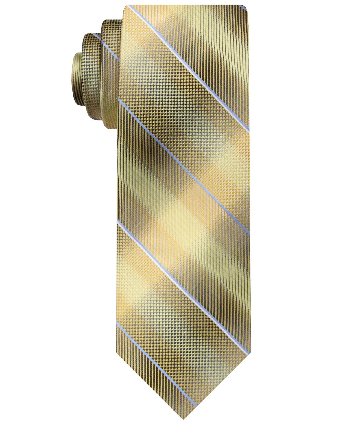 Van Heusen Men's Shaded Stripe Tie In Yellow