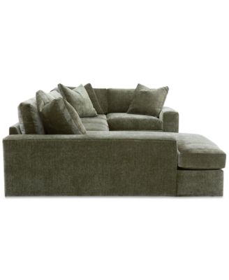 Michola 155" 3-Pc. Fabric Sectional with Chaise, Created for Macy's