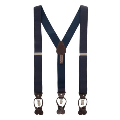 Men's Classic Solid Color Convertible Suspenders