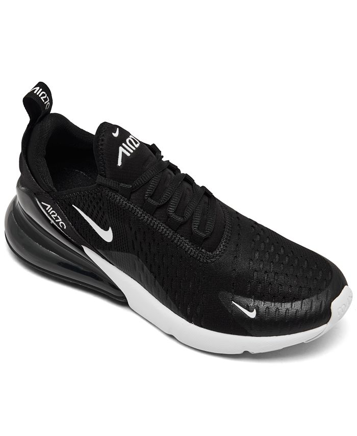 Nike Air Max 270 Shoes, Black/White/Anthracite - Size 06.0
