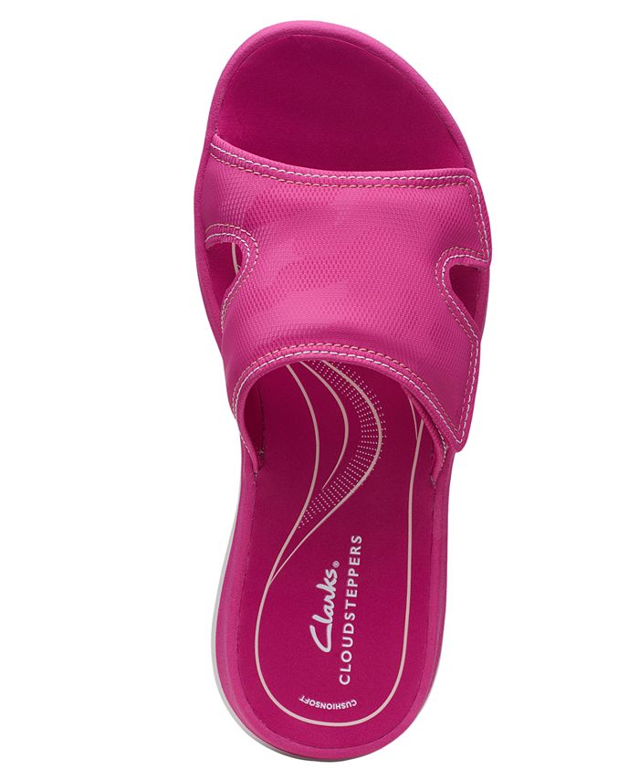 Clarks Women's Cloudsteppers Glide Bay SlipOn Sandals Macy's