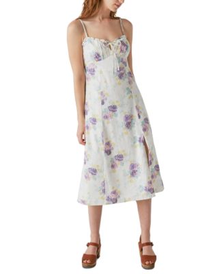 Lucky Brand - Women's Printed Sleeveless Midi Dress