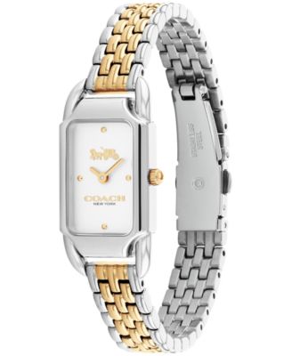 Women's Cadie Two Tone Stainless Steel Bracelet Watch, 17.5 x 28.5mm