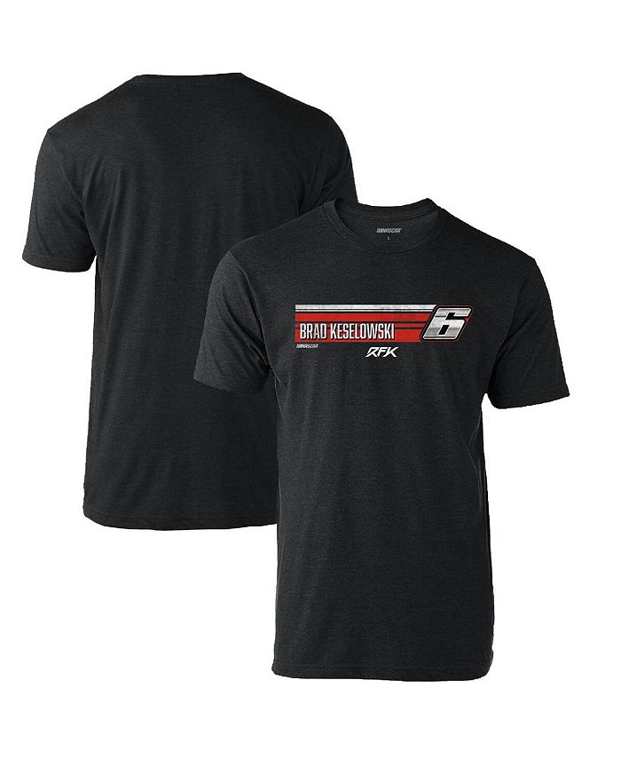 Rfk Racing Men's Heather Charcoal Brad Keselowski Hot Lap T-shirt - Macy's