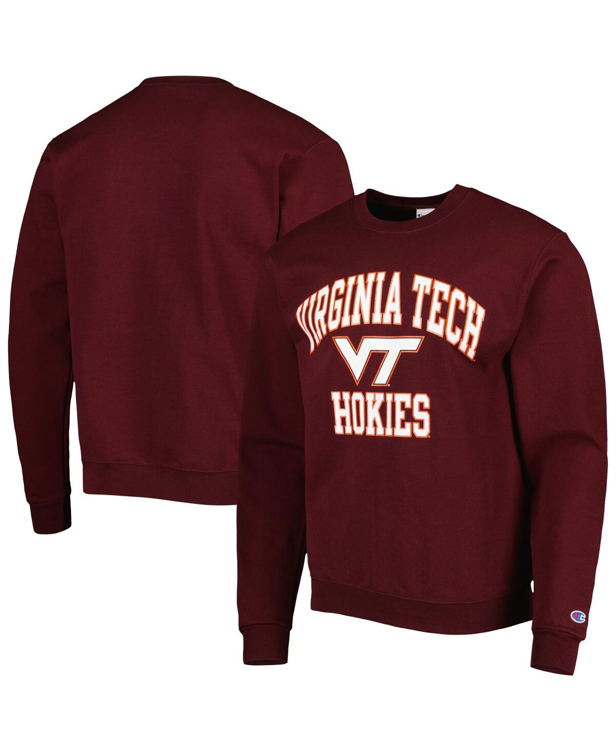 Champion Maroon Virginia Tech Hokies High Motor Pullover Sweatshirt