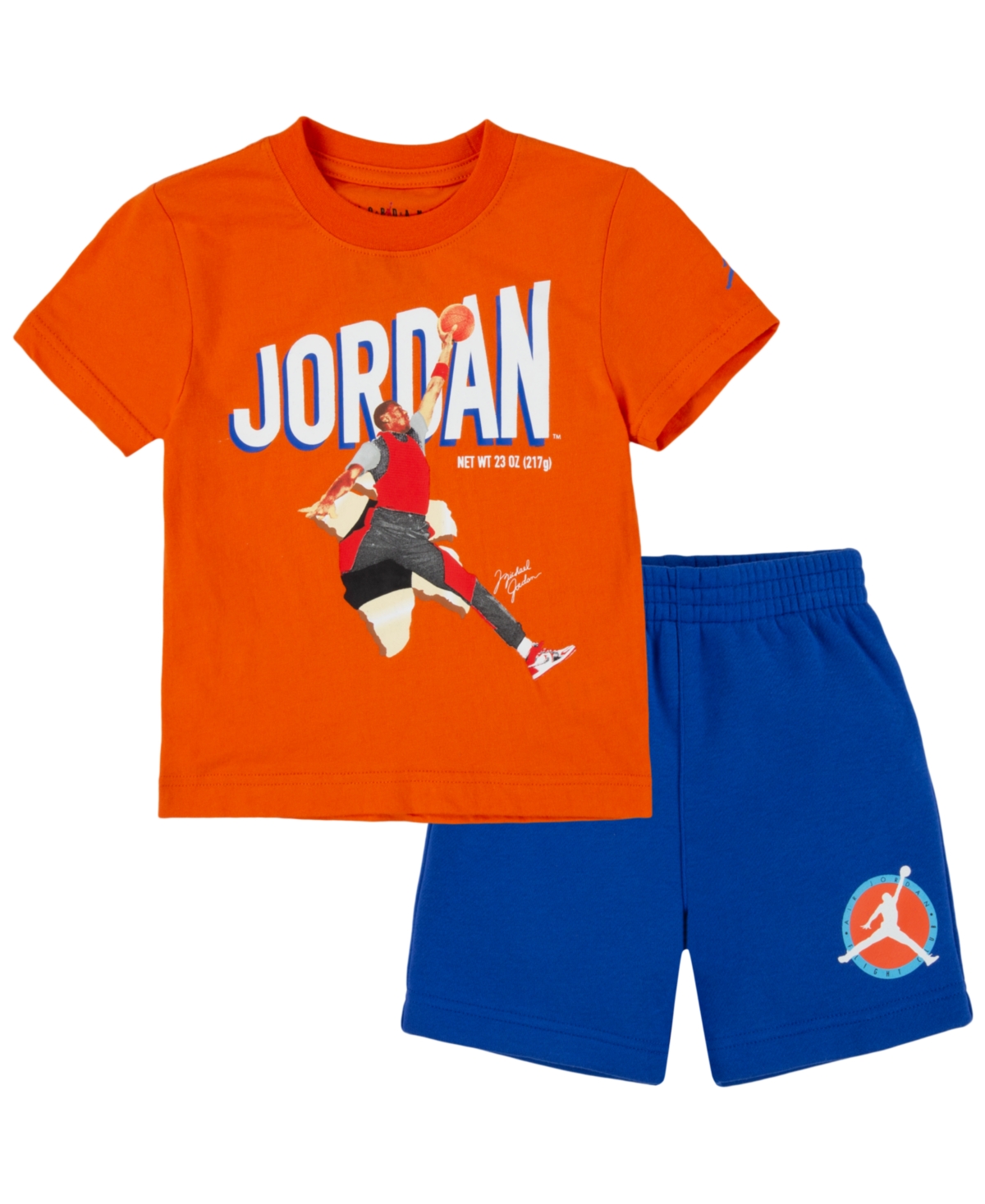 Jordan Toddler Boys Flight Most Valuable Player T-shirt And Shorts Set In Game Royal