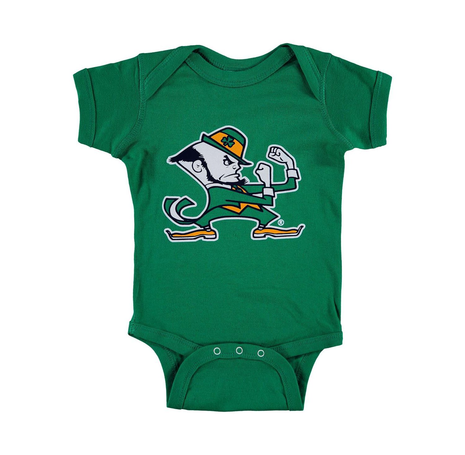 Infant Boys and Girls Kelly Green Notre Dame Fighting Irish Big Logo Bodysuit