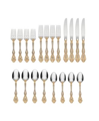 Golden Michelangelo 20 Piece Flatware Set, Service for 4