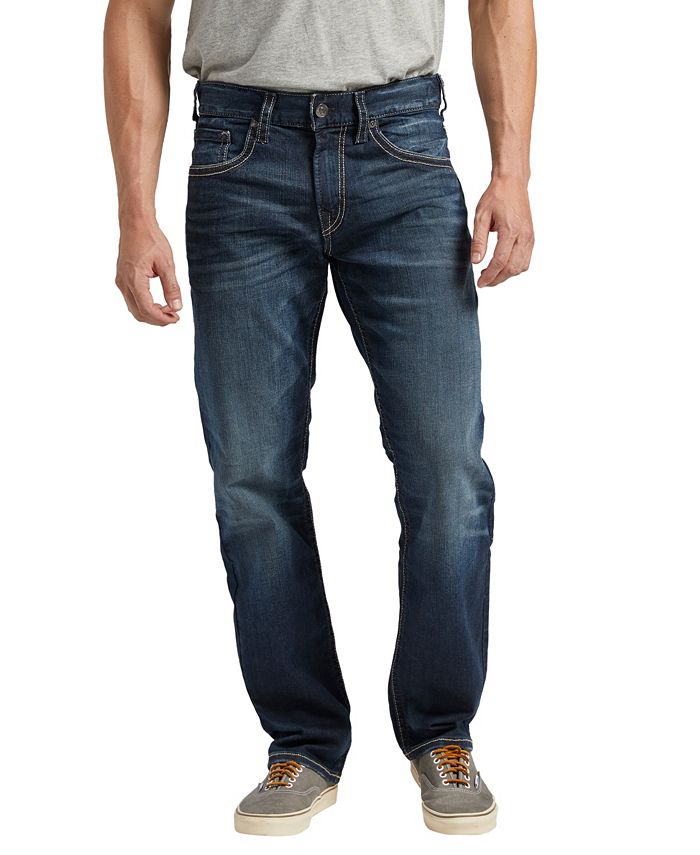 Silver Jeans Co. Men's Eddie Relaxed Fit Taper Jeans - Macy's