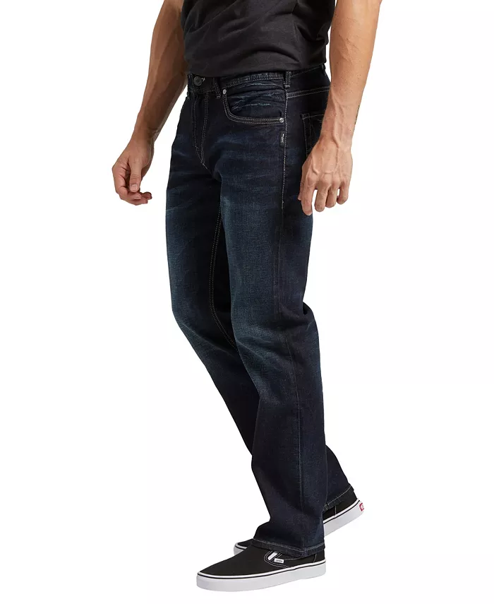 Men's Allan Classic Fit Slim Stretch Jeans - thumbnail 2