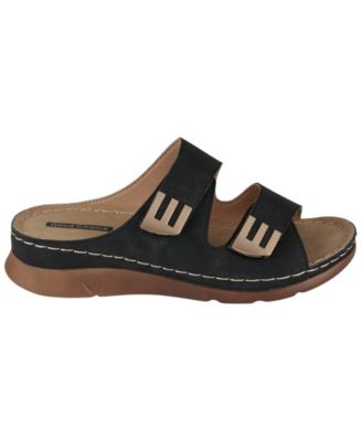 Women's Gretchen Double Strap Footbed Flat Sandals