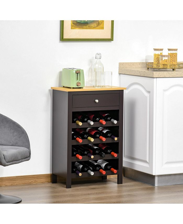 Modern Wine Rack, Storage with 16Bottle Wine Holder and