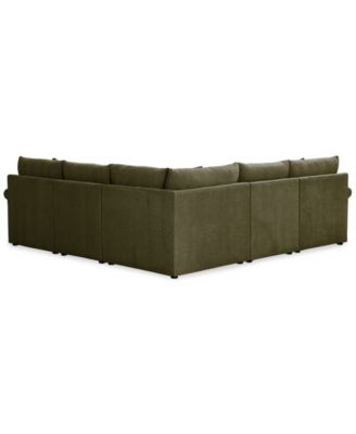 CLOSEOUT! Wrenley 102" 5-Pc. L-Shape Modular Sectional Sofa, Created for Macy's