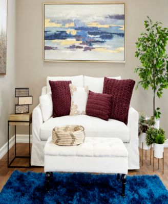 Canvas Abstract Framed Wall Art with Gold-Tone Frame, 71" x 2" x 31"