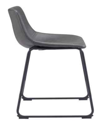 35" each, Set of 2 Steel, Polyurethane Smart Counter Chair