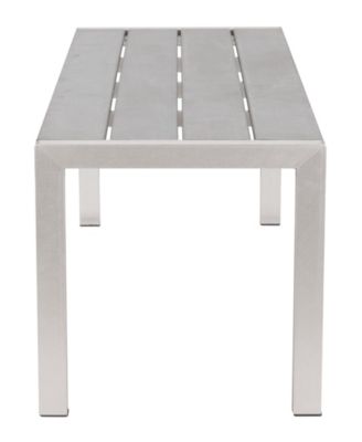 59" Aluminum Metropolitan Double Bench