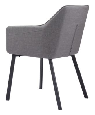 35" Steel, Polyester Adage Water Resistant Dining Chair