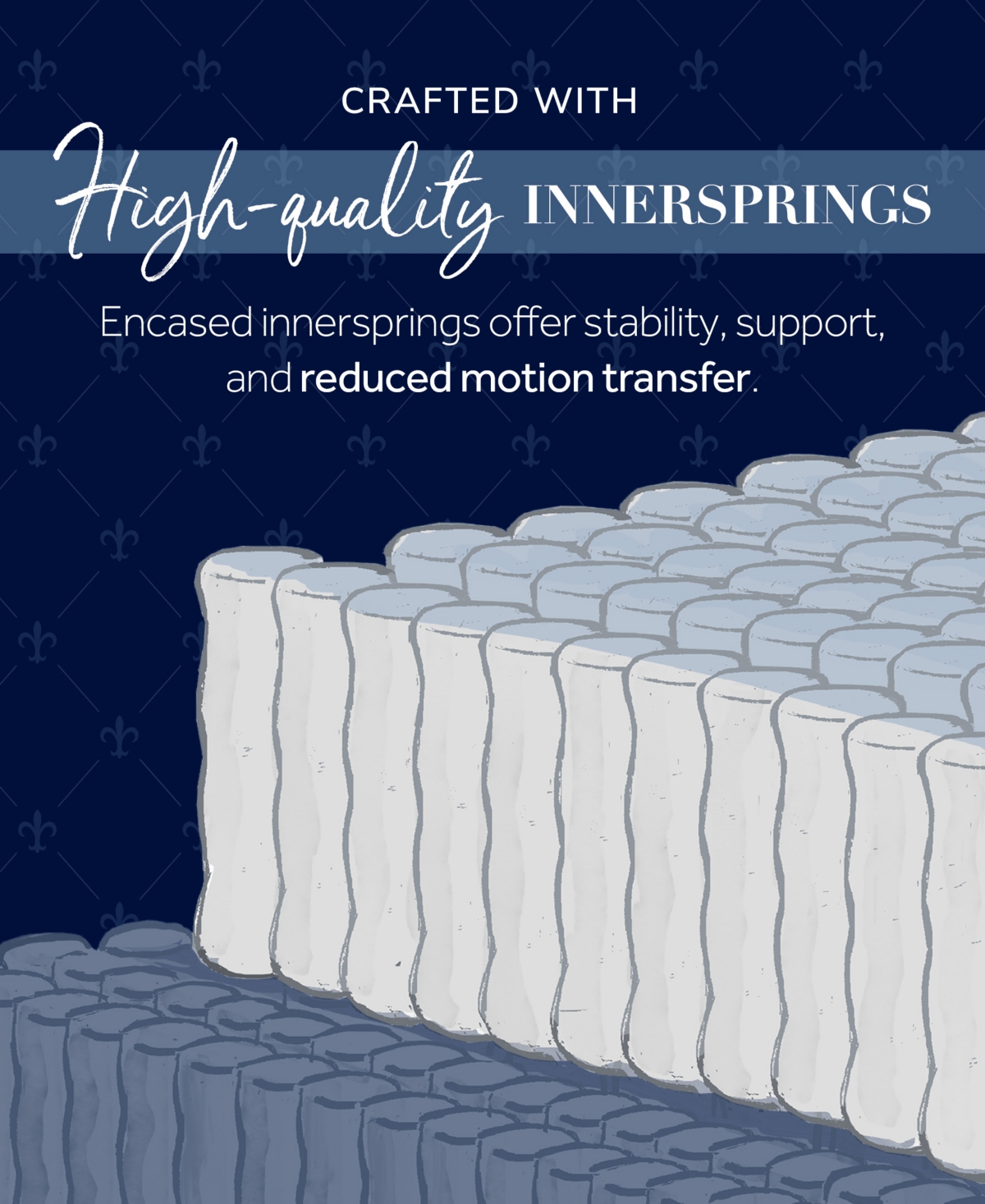 Stearns & Foster Studio 14.5" Medium Euro Pillowtop Innerspring Luxury Mattress Set- Queen Split In No Color