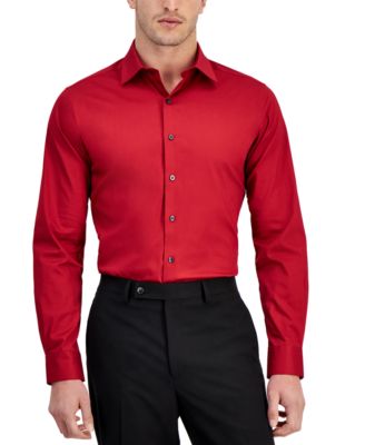 Men's Slim-Fit Temperature Regulating Dress Shirt