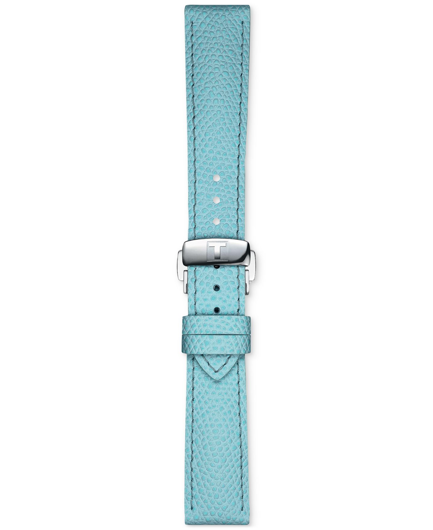 Женские часы Tissot Swiss Automatic Chemin des Tourelles Powermatic 80 Blue Leather Strap Watch 34mm — фото 4
