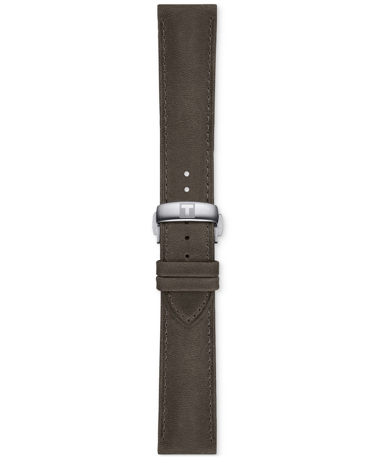 Shop Tissot Men's Swiss Automatic Chemin Des Tourelles Powermatic 80 Green Leather Strap Watch 42mm In No Color