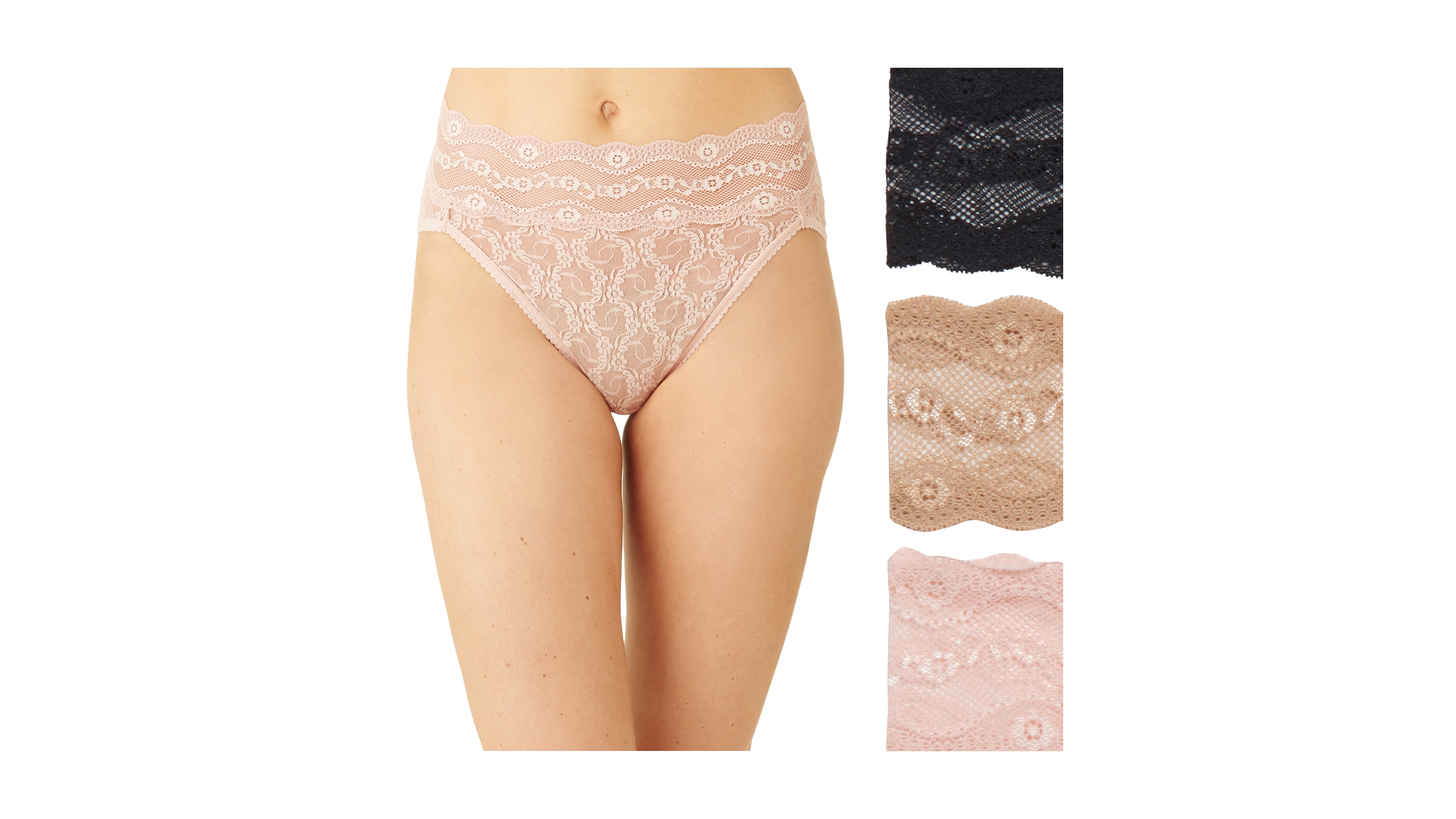 b.tempt'd by Wacoal Women's 3-Pk. Lace Kiss High-Leg Underwear 970882