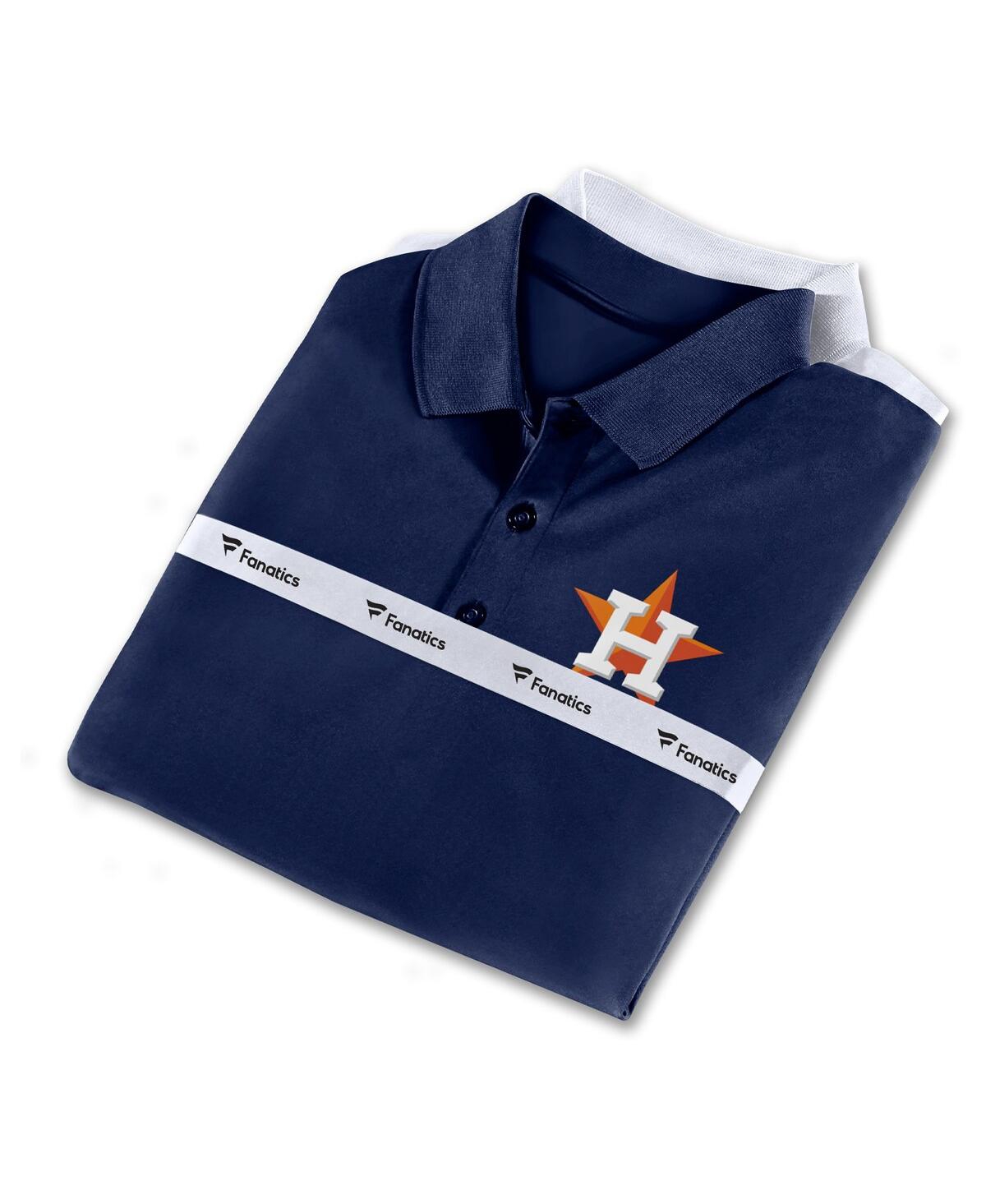 Fanatics Men's  Navy, White Houston Astros Polo Shirt Combo Set In Navy,white
