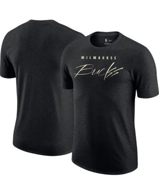 売れ筋商品|||ナイキ Tシャツ トップス レディース Men's Heather Black Milwaukee Bucks Courtside Versus Flight Max90 T-shirt Heather Black Nike Men's Heather Black Milwaukee Bucks Courtside Versus