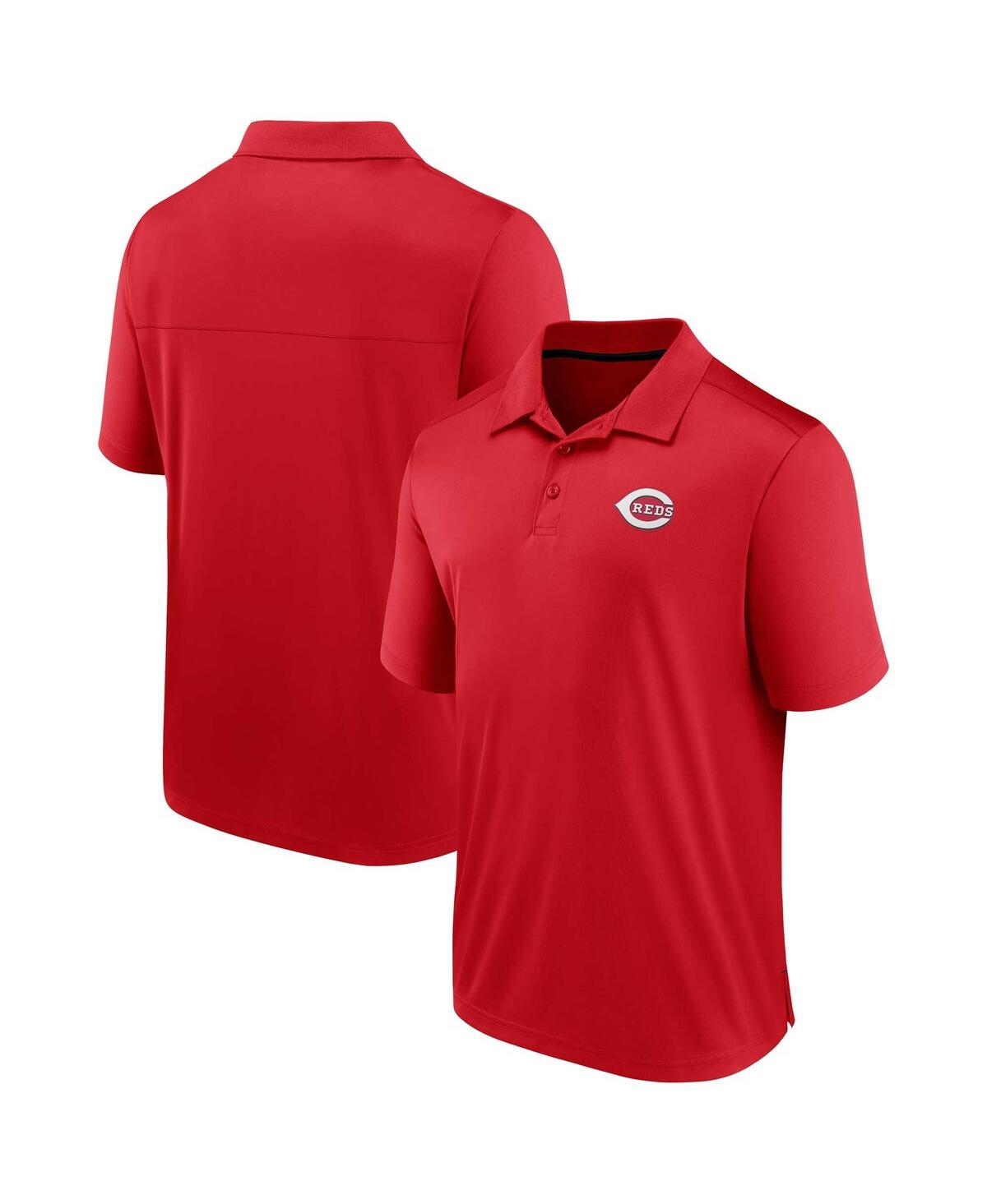 FANATICS MEN'S FANATICS RED CINCINNATI REDS HANDS DOWN POLO SHIRT