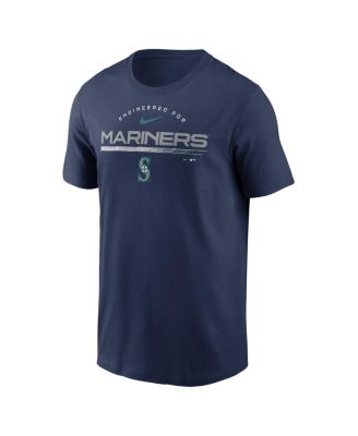 Men's Navy Seattle Mariners Team Engineered Performance T-shirt