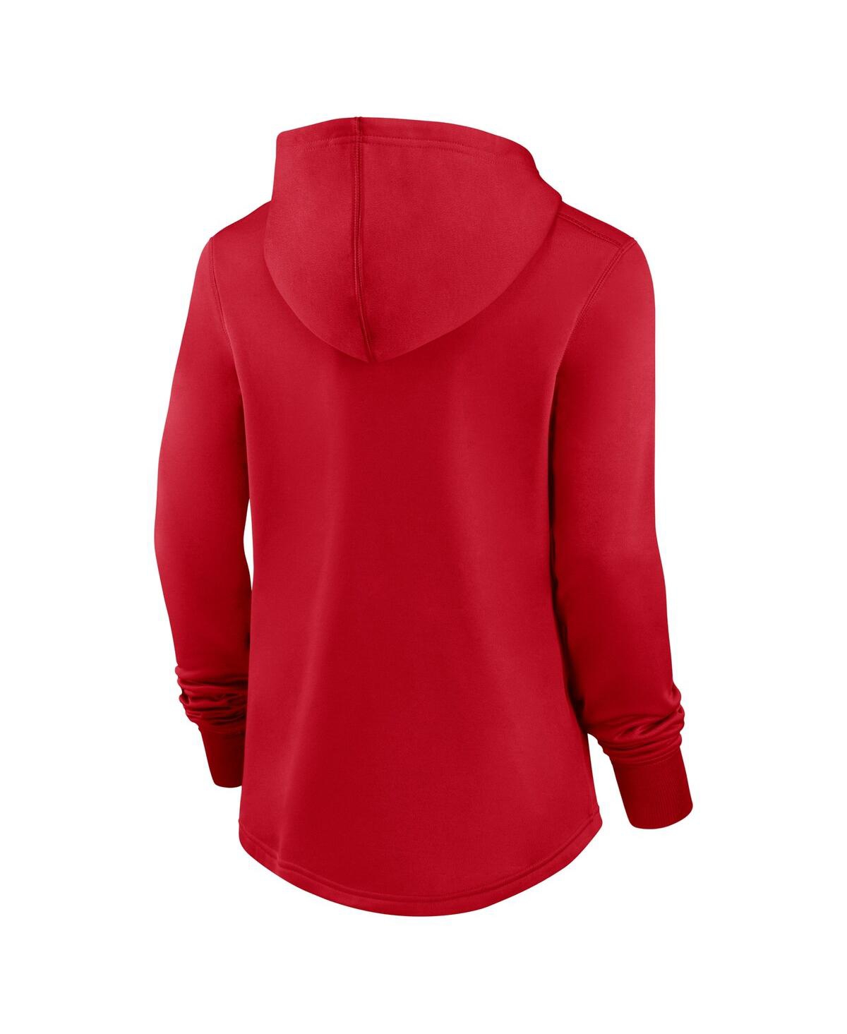 Nike Women's  Red St. Louis Cardinals Authentic Collection Pregame Performance Pullover Hoodie In Red