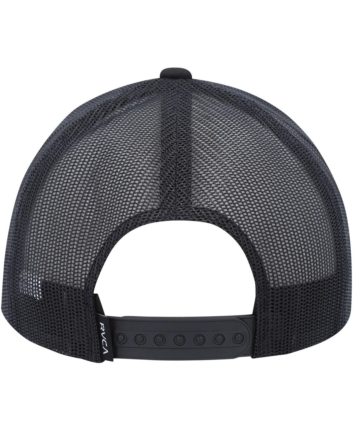 Men's RvcaVa The Way Trucker Snapback Hat - Black