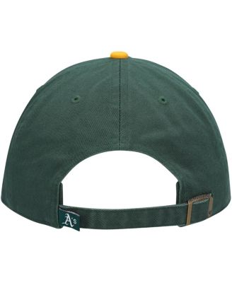 Men's Green, Gold Oakland Athletics Clean Up Adjustable Hat