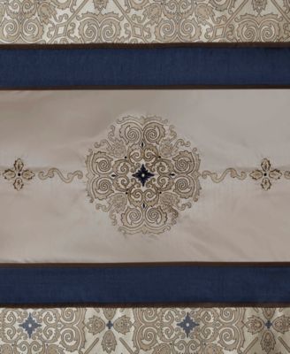 Donovan Embroidered Shower Curtain, 72" x  72"