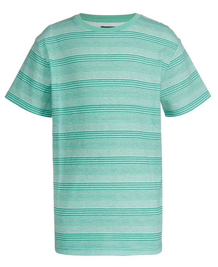 Univibe Big Boys Barnard Speckle Stripe Crewneck T-shirt - Macy's