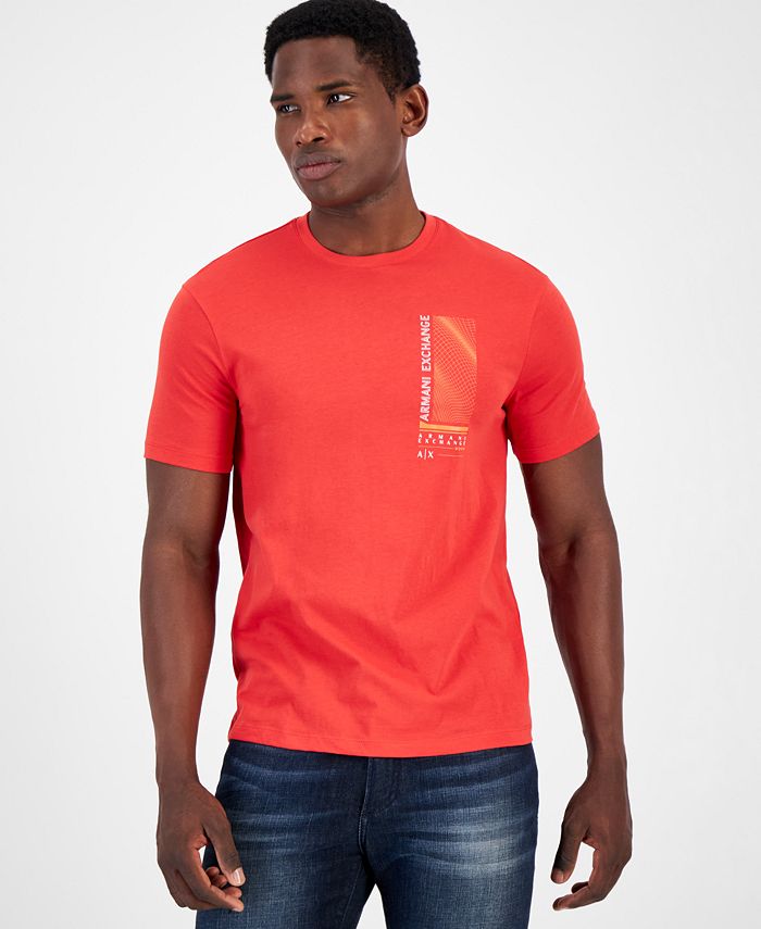 Armani exchange orange t shirt store