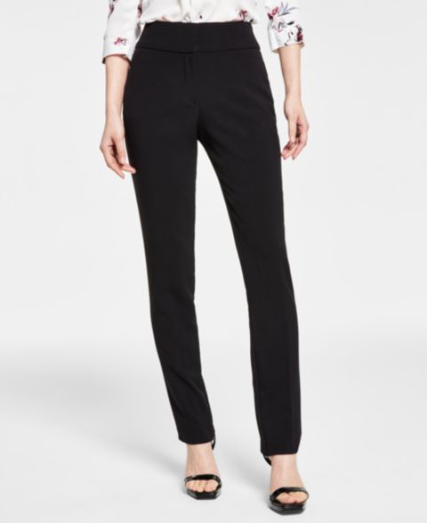 Женские брюки BCX Juniors' Straight-Leg Trouser, цвет: Чёрный