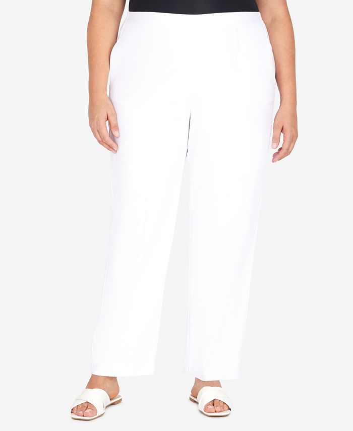 Alfred dunner top white pants