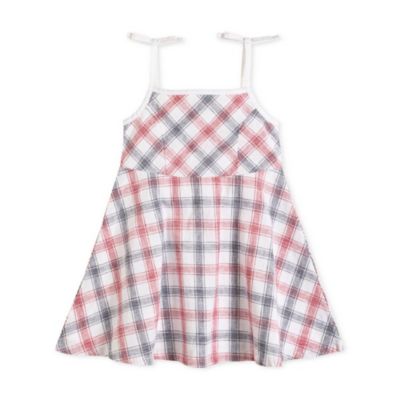 Big Girls Sleeveless Bow Shoulder Simple Sundress