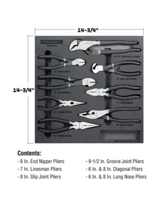 8 Piece Pro Tech Pliers Set