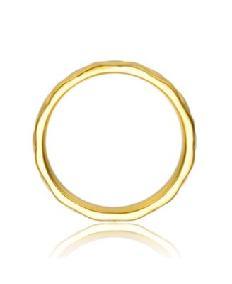 RA 14K Gold Plated Modern Band Ring