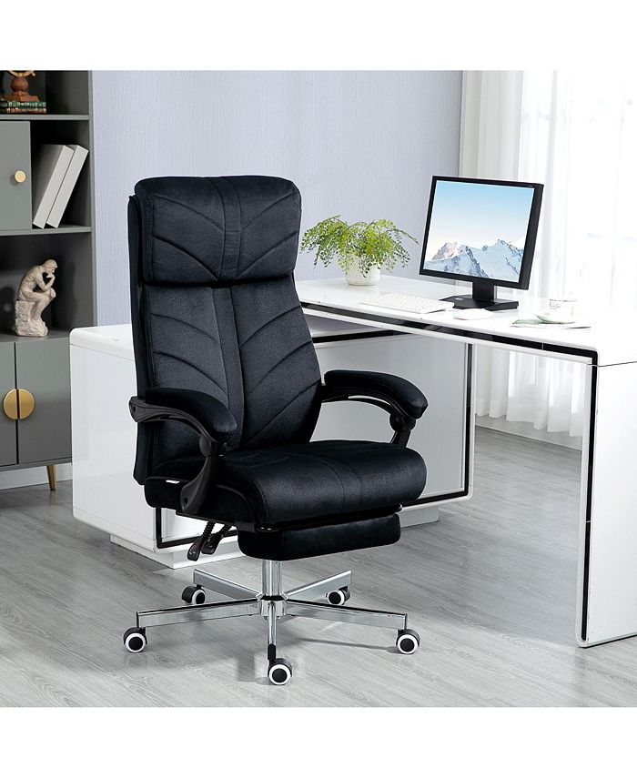 Vinsetto HighBack Executive Office Chair with Footrest, Microfiber