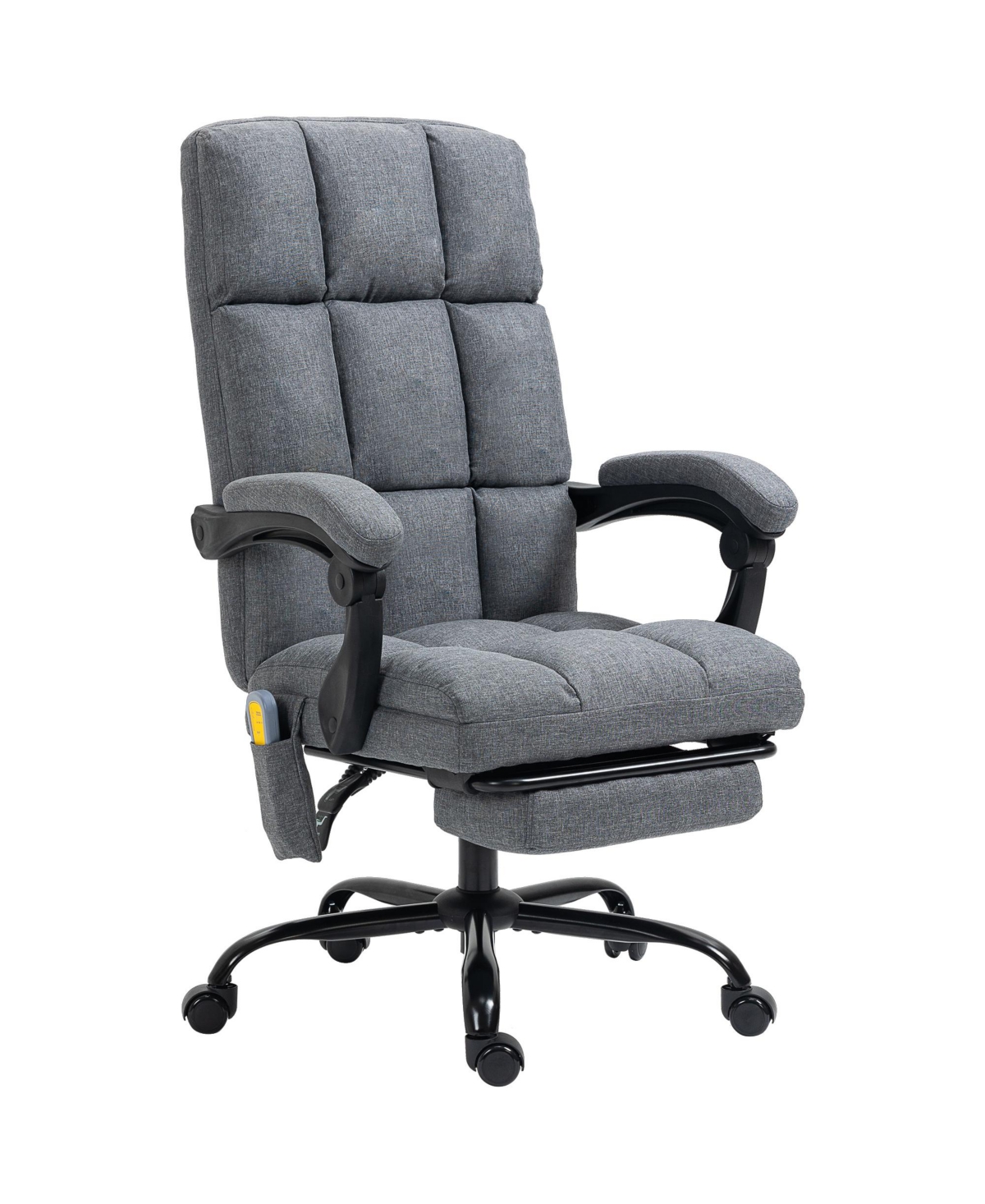 Vinsetto Highback Vibration Massaging Office Chair, Reclining Office