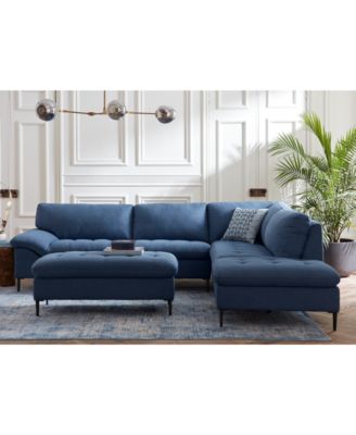 Furniture Torbin Fabric Sectional Collection Created For Macys In Cream