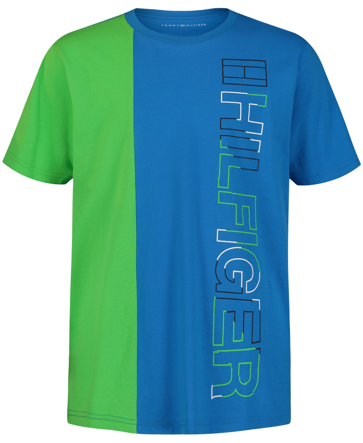 Tommy Hilfiger Toddler Boys Broken Color Short Sleeve T shirt In