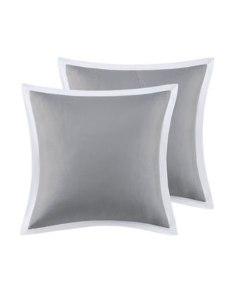 Powell Embroidered 8 Piece Comforter Set, Queen